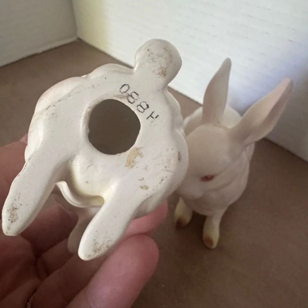 Lefton Vintage Rabbit Decor